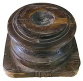 OEM Houten kandelaar, handgemaakt, meerkleurig