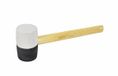 AWTools AW32202 Marteau en caoutchouc 50mm Manche en bois 370g