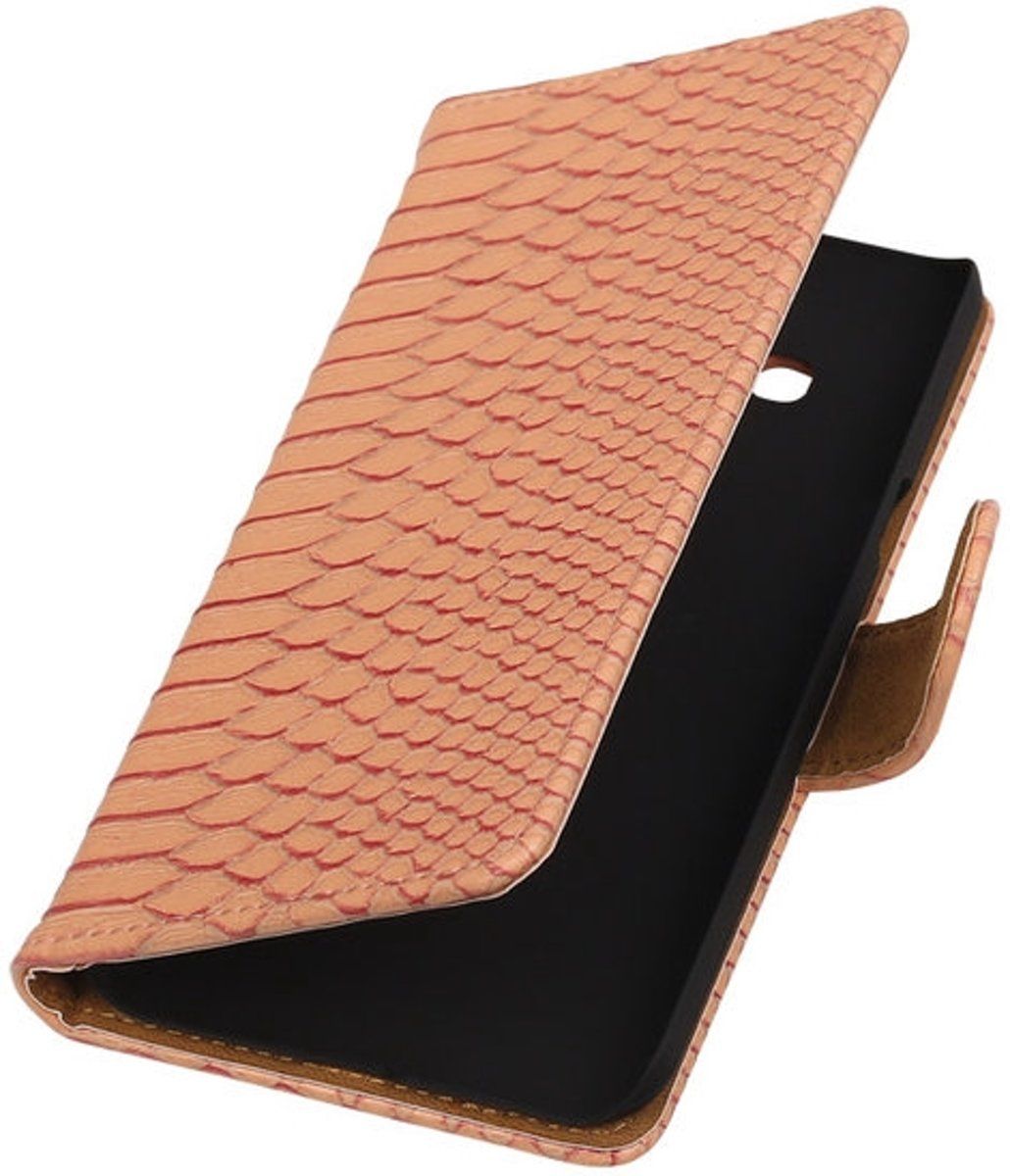 Best Cases Panda Best Cases Samsung Galaxy J3 - Slang Roze Booktype Wallet Hoesje