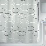 Spirella Douchegordijn Polyester – Anti-Schimmel Douchegordijn met Antibacteriële Coating – Waterdicht Douchegordijn voor de Badkamer