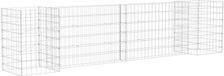 vidaXL Gabion plantenbak H-vormig 260x40x60 cm staaldraad