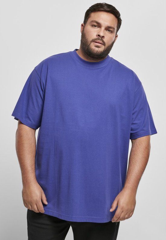 Urban Classics Tall Heren T-shirt - Blauw/Paars - XL