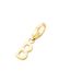 Giorgio Martello Gouden (verguld) bedel | Letter B | 925 Zilver