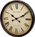 Fox and Simpson Grand Central Station Extra Grote Wandklok, 50 cm