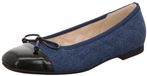 Gabor - Dames - Ballerinas - Blauw - Leer - Maat 37