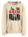 Cotton Prime Sweatshirt 'The Walking Dad' sand / rood / zwart