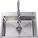 Lendo Online Spoelbak met Spuitkraan 59x44x20 cm RVS Zilver