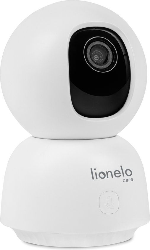 Lionelo Babyline View - Babyfoon - Wit/Turkoois - Met App, Camera, Nachtmodus & Slaapliedjes