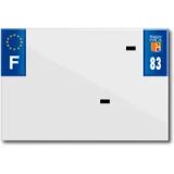 Top Plaq PVC nummerplaatstrip met bedrijfsnaam 83