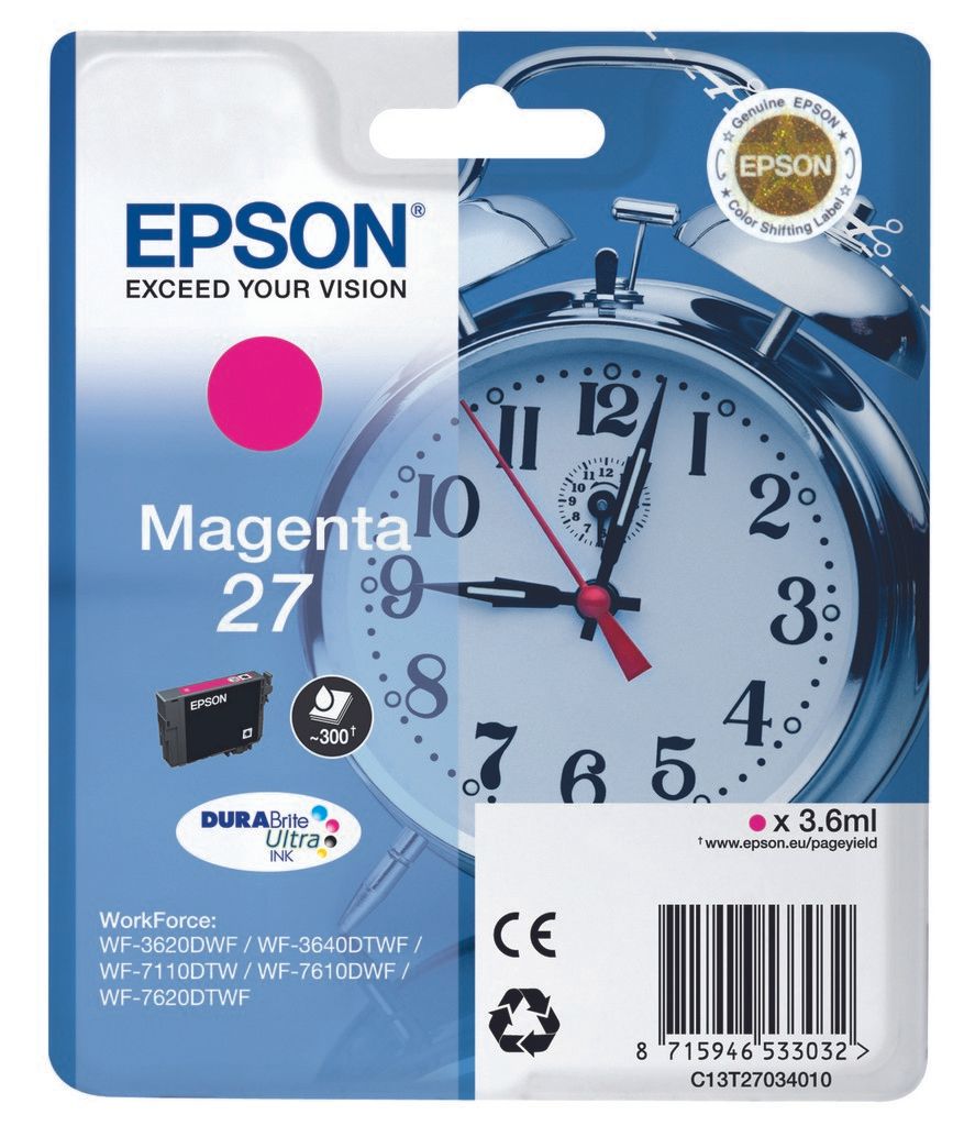 Epson T2703 - Inktcartridge - magenta - 3.6 ml