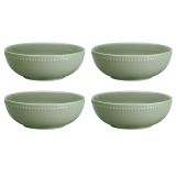 Scandi Living Bol Dots 60cl Lot de 4 Vert