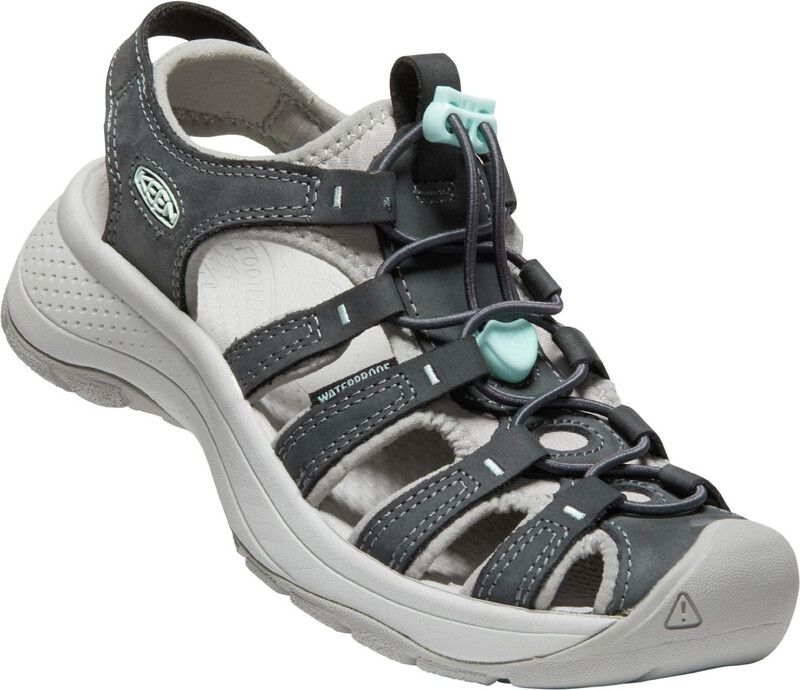 Keen Astoria West Leren Sandalen Dames - Grijs - Maat 40,5
