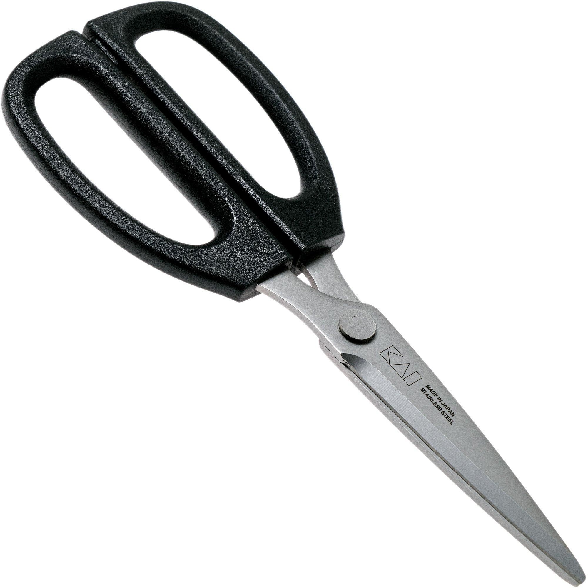 KAI Sebastian Conran Gifu Dirk Kitchen Scissors, Black