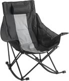 VEVOR Schommelstoel, Opvouwbare Tuinstoel met Ligfunctie en Bekerhouder, Draagvermogen 102 kg, Volledig Gevoerde Kampeerstoel voor Terras, Achtertuin, Veranda, Tuin, 1030 x 920 x 950 mm