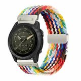 By Qubix Qubix - Braided Nylon Watch Strap with Parachute Clasp - Multicolor Spring - 22mm Quickfit - Compatible with Garmin Fenix 9 / 9 Pro - 47mm
