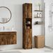 Maison Exclusive - Armoire de salle de bain avec étagères ouvertes, modèle UTRECHT, en chêne fumé