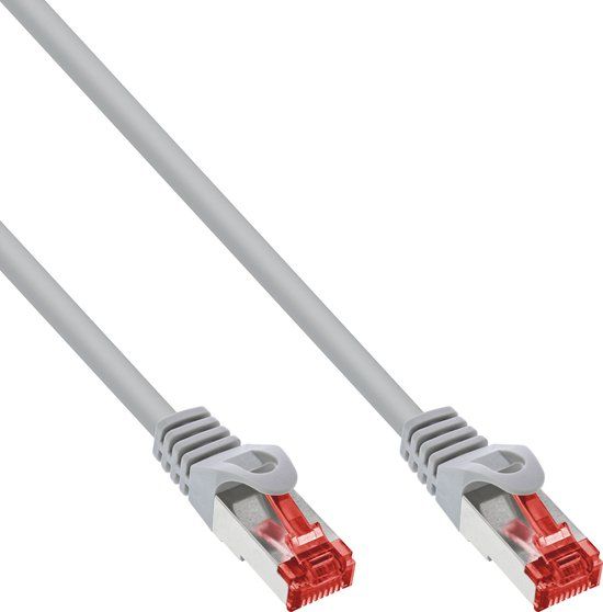 InLine S/FTP netwerkkabel grijs - CAT6 - 5 meter