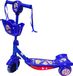 Kubisport Trottinette enfant - avec éléments lumineux - 3 roues - BLEU
