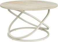 Vicco Salontafel Calgary, Travertijn/Kasjmier, 79.5 x 79.5 cm