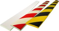 VISO Schuimbescherming Plat 750 x 60 x 10 mm – Zwart/Geel – Wandstrip NBR Schuim