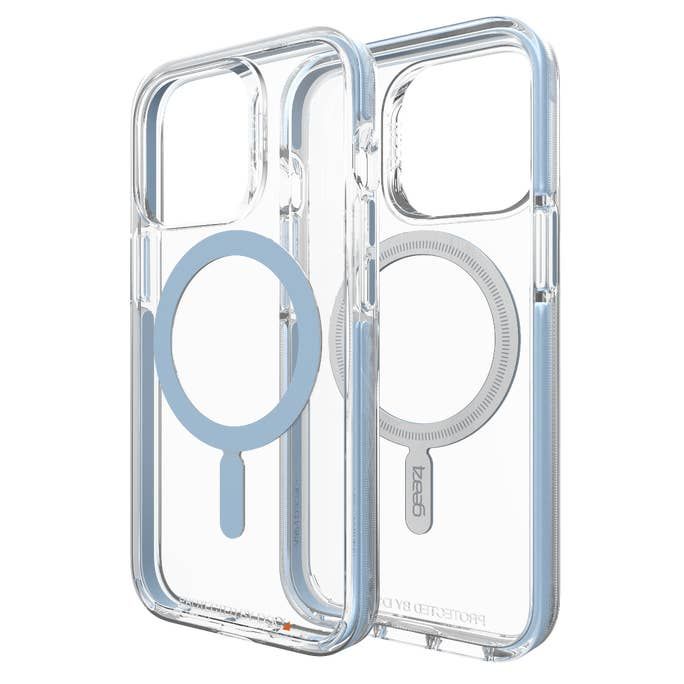 GEAR4 Santa Cruz Snap - iPhone 13 Pro - Blauw/Transparant