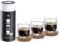 Leonardo GOCCE Espresso glas 60ml met onderzetter - set/6