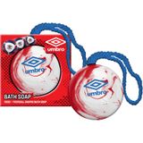 Corsair Umbro Fussballförmige Badeseife - Badeseife mit Schlaufe, 180 g