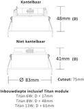 Interlight Infinity Frames | frame met springveren rond IL-FI02F405832 met niet-kantelbare binnenring