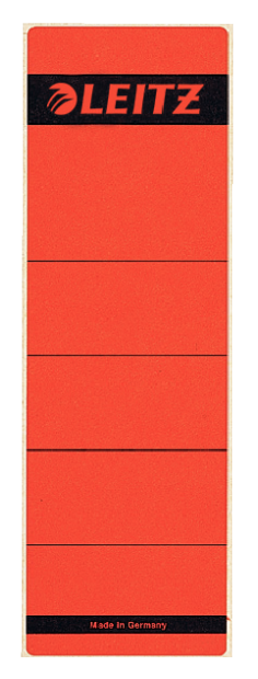 Leitz Zelfklevende rugetiketten - rood