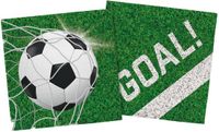 Globos Papieren Servetten 33x33cm Voetbal - 20st.
