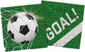 Globos Papieren Servetten 33x33cm Voetbal - 20st.