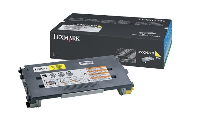 Lexmark X50x, C500n 3K gele tonercartridge