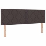 vidaXL - Hoofdbord - Stof - Lichtgrijs - 160 cm
