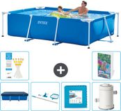 Intex Rechthoekig Frame Zwembad - 260 x 160 x 65 cm - Blauw