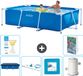 Intex Rechthoekig Frame Zwembad - 260 x 160 x 65 cm - Blauw