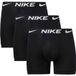 Nike Underwear Heren Essential Boxer Briefs 3-Pack – Klassiek ontwerp, Rekbaar comfort, Geschikt voor dagelijks gebruik en training, Black/Black/Black, XL