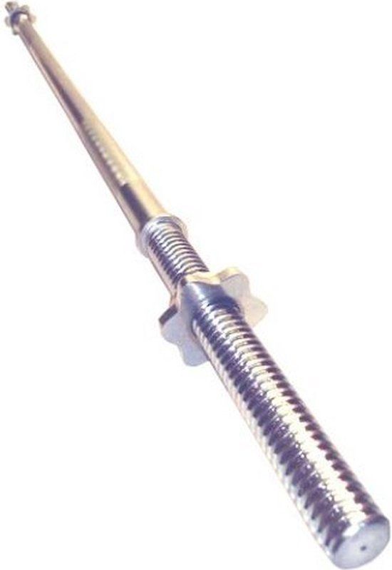 RS Sports Halterstang - 165 cm - Ø 30 mm - Schroefsluiting - Chroom-vanadiumstaal - Zilverkleurig