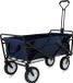 Goodivery Chariot pliable avec roues larges et accoudoirs pivotants à 360°