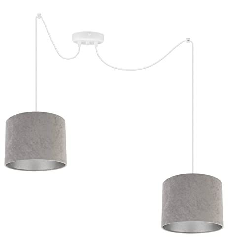 Light-Home Milan Spider Hanglamp - Grijs/Zilver