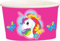 Amscan Europe Gmbh Bacs à glaçons Licorne - 8x pièces - 250 ml - carton - D11 cm - unicorn - fête d'enfants