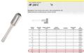 Klingspor HF 100 C Series - Frees voor Metaal - 12,7x25mm - WRC Type - 6mm Schacht