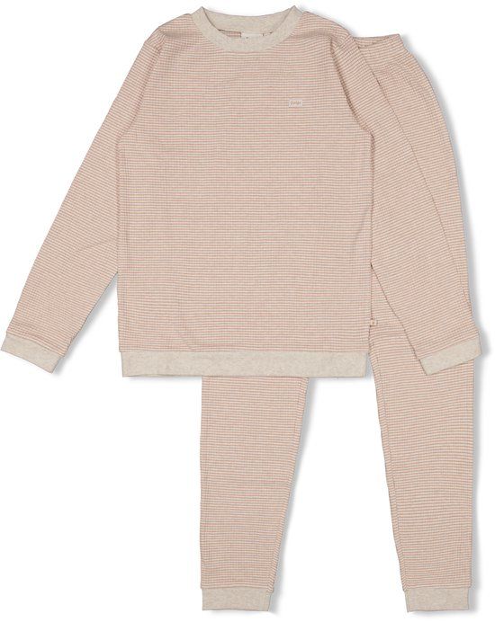 Feetje Wafelpyjama Stroopwafel - Family Edition - Unisex - Bruin - Korte mouw - Kinderen - XS