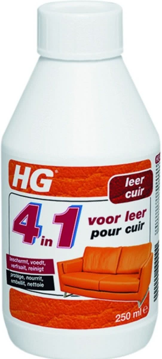HG 4 in 1 - Onderhoud leer - 250 ml