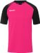 Kempa Ambition 28 Sportshirt voor Heren - Korte Mouw, Ronde Hals, Regular Fit, Magenta/Schwarz, Maat XL
