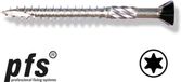pgb-Europe PFS Potdekselschroef 4x60 RVS zwart Torx 200st
