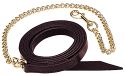 WEAVER Leather Single-Ply Horse Lead with Brass Plated Chain