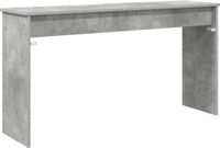 vidaXL Keyboardstand Beton Grijs 120 x 32 x 64 cm Bewerkt hout