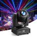 VEVOR 2 stuks Tête mobile LED 30W RGB éclairage de scène projecteur LED avec 8 couleurs, projecteur rotatif pour fêtes, mariages, clubs et scènes, éclairage de fête stroboscopique avec 8 gobos contrôle DMX512 et contrôle sonore