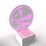 SBS Icecat SBS MHSPLEDPART Draagbare Party Speaker Roze/Wit 3W Bluetooth 5.0 LED Roze