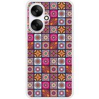 Xiaomi Redmi 13C Patchwork mandala Verstevigd hoesje met sublimatie bedrukking